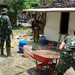 Satgas TMMD Bojonegoro, Kerjakan Rehab Rumah Sasaran Aladin Dengan Teliti