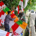 Momen HUT RI Ke-76, Kodim 0416/Bute Bagikan Peket Sembako