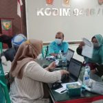 Kodim 0416/ BUTE Laksanakan Kegiatan Vaksinasi Serbuan Dosis Kedua