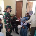 Kerja Sama Satgas TMMD dan Dinkes Tebo, Sukeskan Serbuan Vaksin