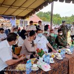 Bupati Bungo bersama Kapolres Bungo Tinjau Vaksinasi Anak di SDN 290, Sekaligus Rapat Virtual Dengan Kapolri