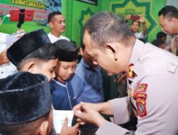 Polres Lhokseumawe Bersama BSI Gelar Khitan Massal