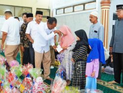 PT PIM Bagikan Santunan dan Paket Lebaran Bagi Ratusan Anak Yatim Desa Lingkungan