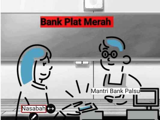 Mantri Bank palsu