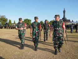 Pangdam IX/Udayana Hadiri Apel Gelar Pasukan Pengamanan KTT WWF Ke 10