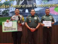 Karya Jurnalistik TMMD ke 122, AKBP Budi Prasetya, S.IK, M. Si Raih Juara 2 di Mabes TNI AD