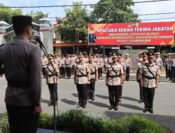 Polres Tulungagung Gelar Sertijab Kapolsek Hingga Wakapolres