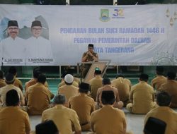 Hadiri Pengajian Ramadan di Masjid Al A’zhom, Maryono: Terus Jaga Pelayanan Prima